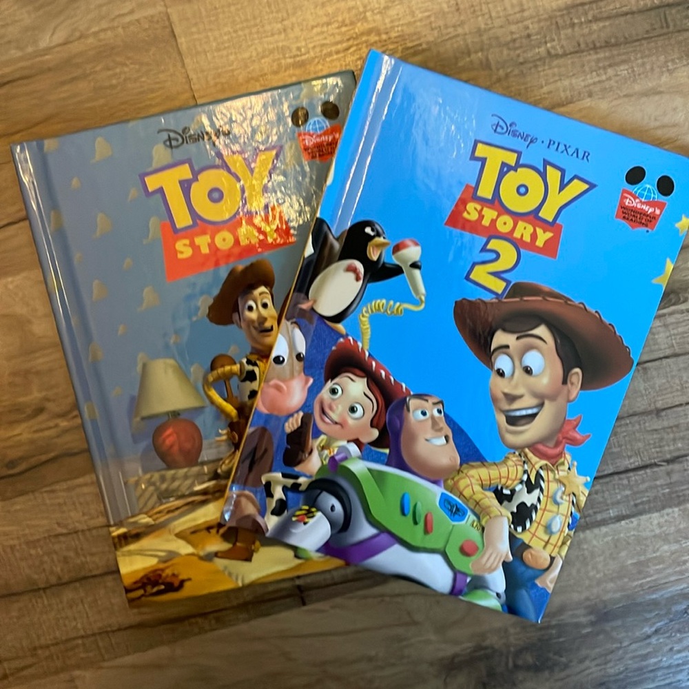 2 Disney Toy Story Books
